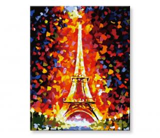 Malování podle čísel - Eiffelova věž