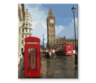 Malování podle čísel - Londýn Big Ben