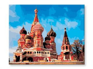 Malování podle čísel - Moskevský kostel