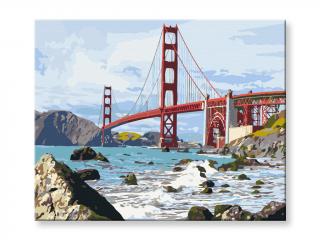 Malování podle čísel - Most v San Franciscu
