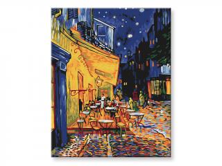 Malování podle čísel - Noční kavárna v Arles