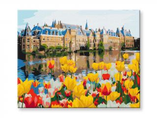 Malování podle čísel - Palác s tulipány