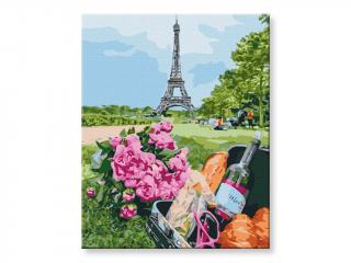 Malování podle čísel - Piknik v Paříži