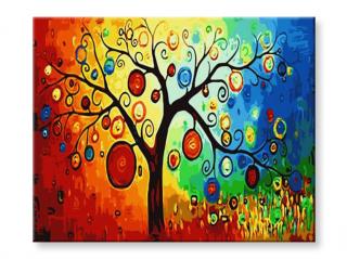 Malování podle čísel - Strom barev