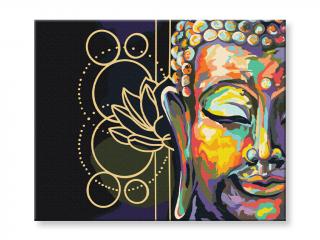 Malování podle čísel - Symbol Buddhy