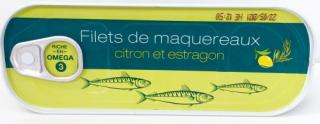 Filety z makrely citrón-estragon 176 g