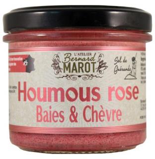 Humus růžové bobule, řepa a kozí sýr 110g - Houmous rose baies & chèvre