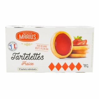 Jahodový koláč box 125g Maison Marius - Tartelette fraise boite 125g Maison Marius