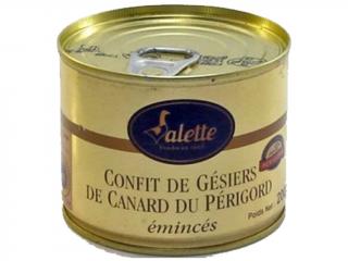 Kachní gizzards nakrájený na plátky 200 g-  Confit de Gésiers de Canard Emincés 200 g