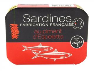 Sardinky s espelette Pepper - 115g - Sardines au piment d'espelette
