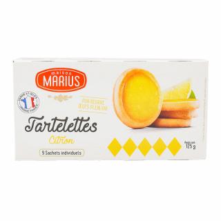 Tartlet citron box 125g Maison Marius - Tartelette citron boite 125g Maison Marius