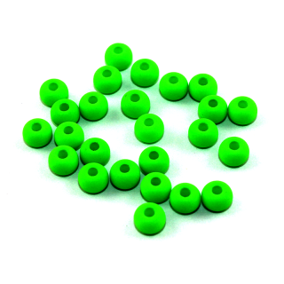 Korálky Estrela NEON - elektricky zelené - ∅ 5,5 mm - 10 ks