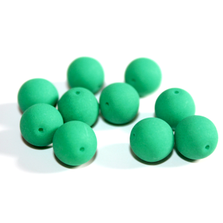 Korálky Estrela NEON - smaragdové - ∅ 10 mm - 10 ks