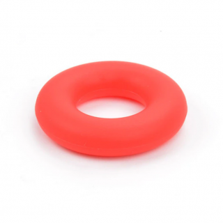 Silikonové kousátko - kruh - červené - ∅ 43 mm - 1 ks