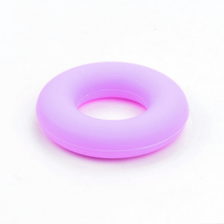 Silikonové kousátko - kruh - fialové - ∅ 43 mm - 1 ks