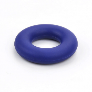 Silikonové kousátko - kruh - tmavě modré - ∅ 43 mm - 1 ks