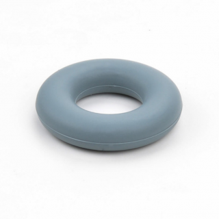 Silikonové kousátko - kruh - tmavě šedé - ∅ 43 mm - 1 ks