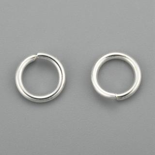 Spojovací kroužek z nerezové oceli - stříbrný - Ø 8 x 1 mm - 1 ks