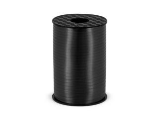 Vázací stuha - černá - šířka 5mm - návin 225m