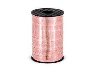 Vázací stuha - růžově zlatá - šířka 5mm - návin 225m