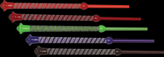 Drezurní bič, Tušírka KT 100 cm, mix barev Barva: Fialová