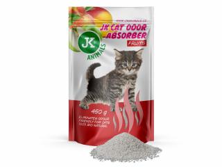JK Fruits Absorber, pohlcovač zápachů s vůní ovoce, 450 g, podporuje účinek kočkolitů