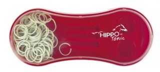 Kartáč HIPPO TONIC s gumičkami do hřívy Barva: červená
