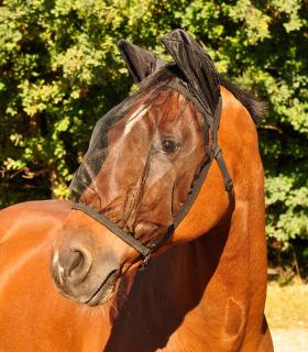 Maska proti hmyzu s ušima Basic Velikost: Pony, Barvy: Černá