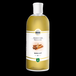 TOPVET Skořicový masážní olej Objem v ml: 500 ml