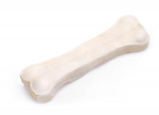 Žvýkací buvolí kost, bílá, 10 cm, přírodní pamlsek 1 ks