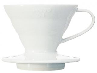 Hario V60-01 keramický dripper bílý