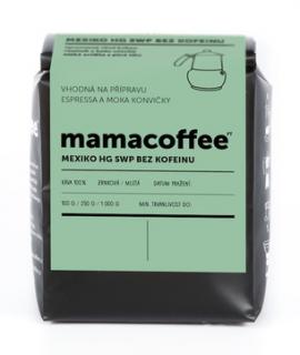 Mamacoffee Mexiko HG SWP bez kofeinu 250g