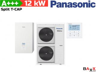 Set Panasonic Aquarea T-CAP Split systém 3f 12,0 kW supertichá, vč. hydromodulu