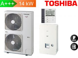 Set Toshiba ESTIA 14,0 kW/6,0 kW, 380V 3f, vč. hydromodulu.