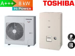 Set Toshiba ESTIA HI POWER 8,0 kW/3,0 kW, 380V 3f, vč. hydromodulu.