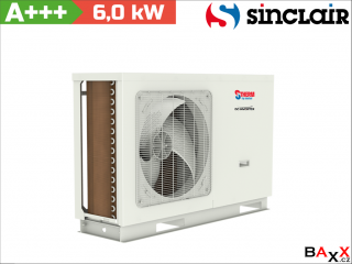 Sinclair S-therm Ontario 6,0 kW monoblokové tepelné čerpadlo