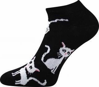 Ponožky Boma kočičky černá Velikost Boma-ponožky: 35-38