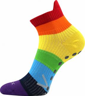 Ponožky JOGA barevné s protiskluzem Velikost: 23-25 (35-38)