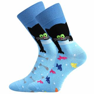 Ponožky Lonka Doble kočka Velikost Lonka: 23-25 (35-38)