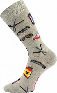 Ponožky Lonka Woodoo holič Velikost Lonka: 29-31 (43-46)