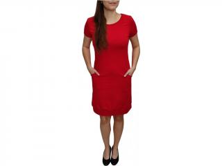 Šaty Ardewo červené s kapsami Velikosti Ardewo: XL