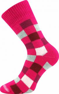 Spací ponožky Boma kostičky (růžová) Velikost Boma-ponožky: 35-38