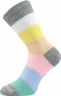 Spací ponožky Boma pruhované (meruňka) Velikost Boma-ponožky: 35-38