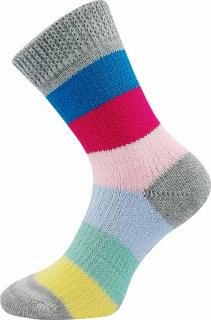 Spací ponožky Boma pruhované (modrá) Velikost Boma-ponožky: 35-38