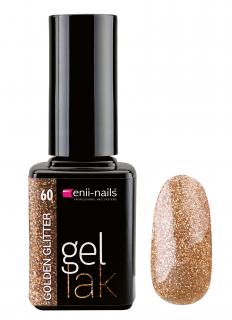 Gel lak 60. golden glitter 11 ml
