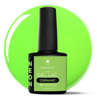 Gel lak Ceramic 111. Avocado - gelový lak bez HEMA, 10 ml