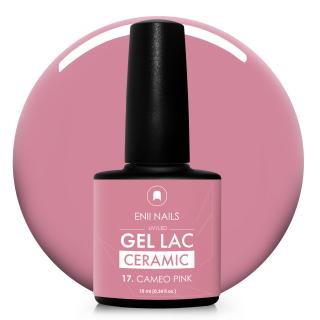 Gel lak Ceramic 17 Cameo Pink - gelový lak bez HEMA, 10 ml