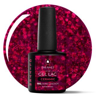 Gel lak Ceramic 180 - Wine Cascade - gelový lak bez HEMA, 10 ml