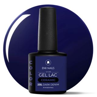 Gel lak Ceramic 235 Dark Denim - gelový lak bez HEMA, 10 ml