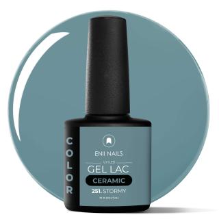 Gel lak Ceramic 251 Stormy - gelový lak bez HEMA, 10 ml